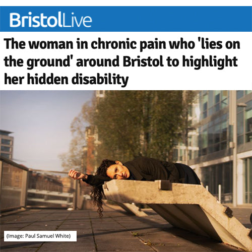 Bristol Live | The woman who 'lies on the ground' to highlight her hidden disability