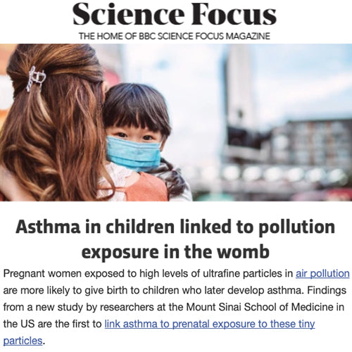 ScienceFocus.com | Asthma in children linked to pollution exposure in the womb