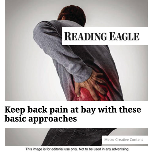 Reading Eagle | 6 Tips for keep back pain at bay